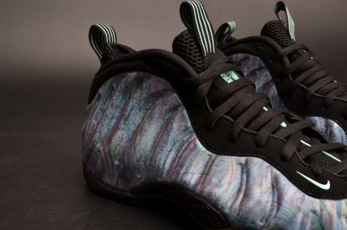 Nike Air Foamposite One PRM "Abalone" Black/Aurora Green mens 575420-009
