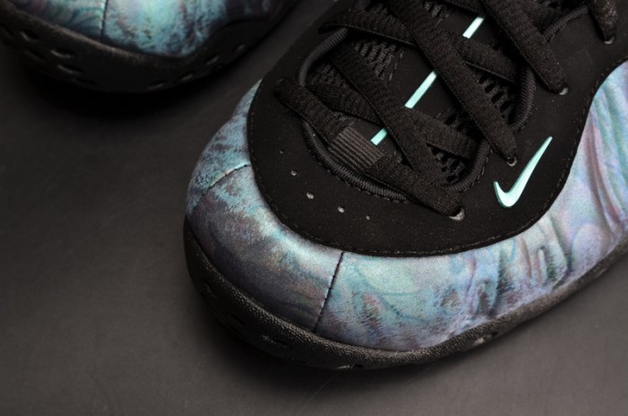 Nike Air Foamposite One PRM "Abalone" Black/Aurora Green mens 575420-009
