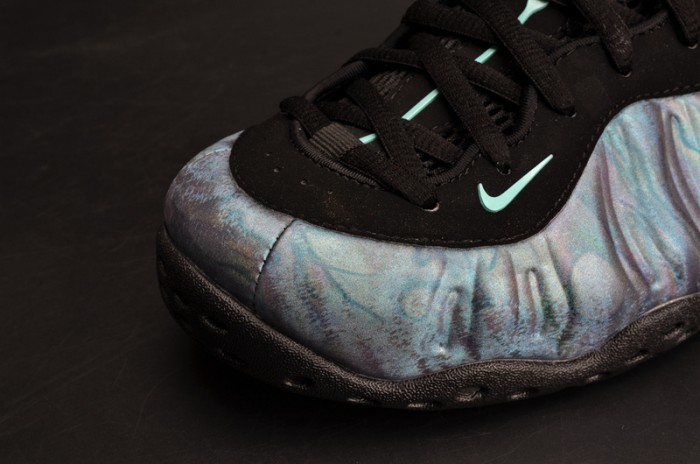Nike Air Foamposite One PRM "Abalone" Black/Aurora Green mens 575420-009