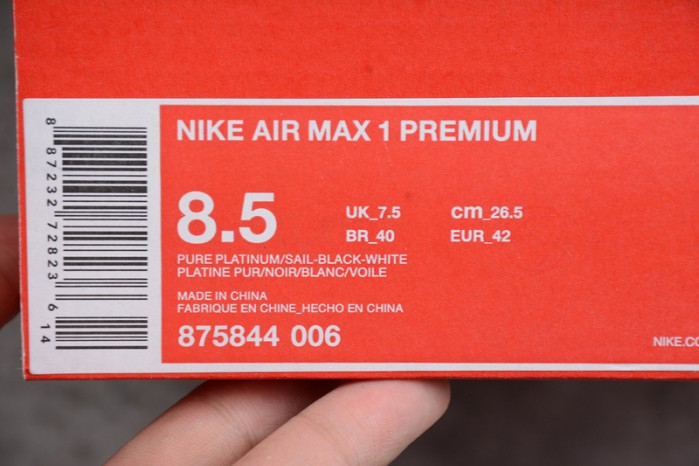 Nike Air Max 1 MIni-Swoosh 875844-006