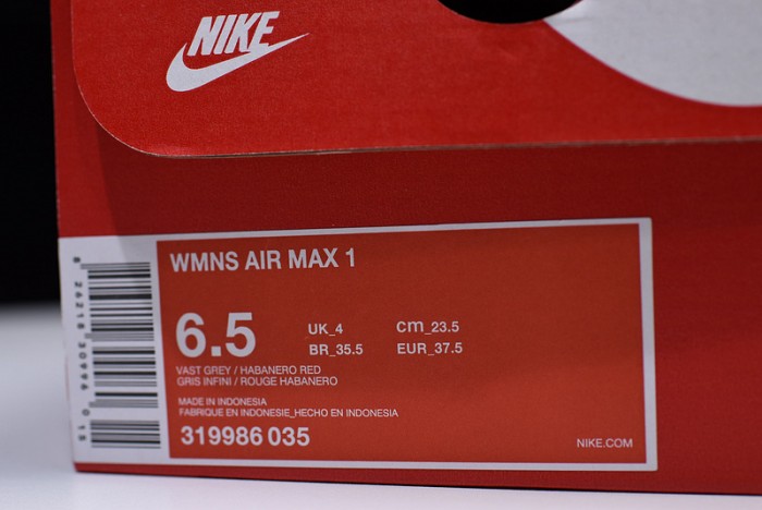 Nike Air Max 1 "Habanero Red" 319986-035