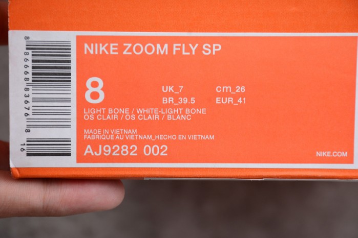 Nike Zoom Fly SP Light Bone AJ9282-002