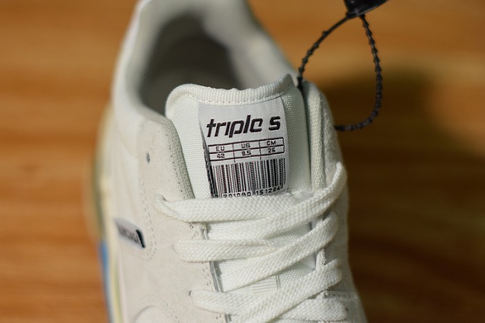 BLG Triple S White Suede 500597 W0971 9000