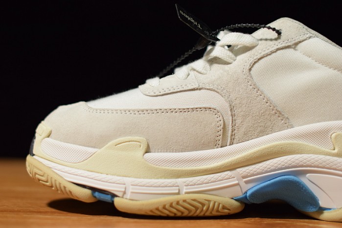 BLG Triple S White Suede 500597 W0971 9000