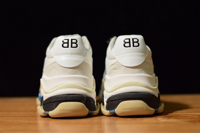 BLG Triple S White Suede 500597 W0971 9000