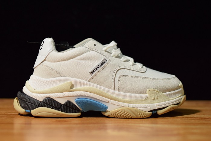 BLG Triple S White Suede 500597 W0971 9000