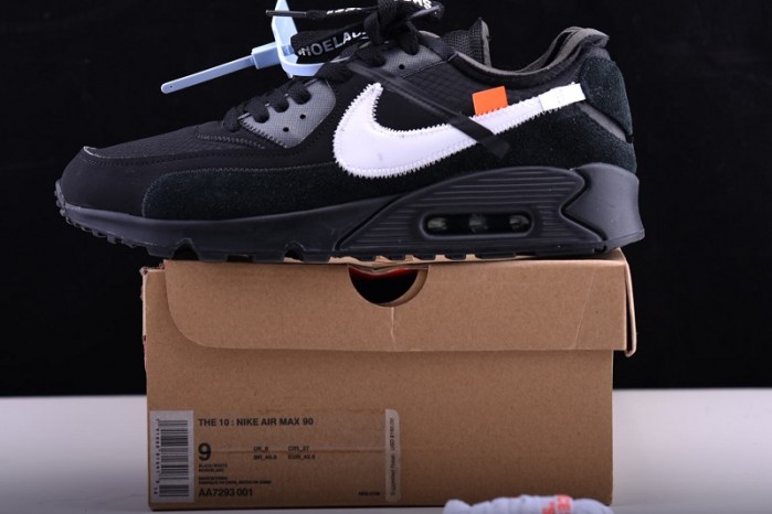 Off-White Nike Air Max 90 Black Cone White AA7293-001