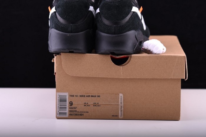 Off-White Nike Air Max 90 Black Cone White AA7293-001