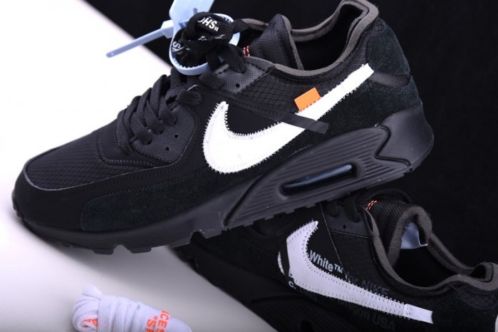 Off-White Nike Air Max 90 Black Cone White AA7293-001