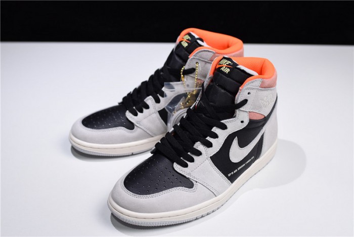 Air Jordan 1 Retro High OG ´Grey Crimson´ - Air Jordan - 555088-018