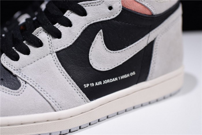 Air Jordan 1 Retro High OG ´Grey Crimson´ - Air Jordan - 555088-018