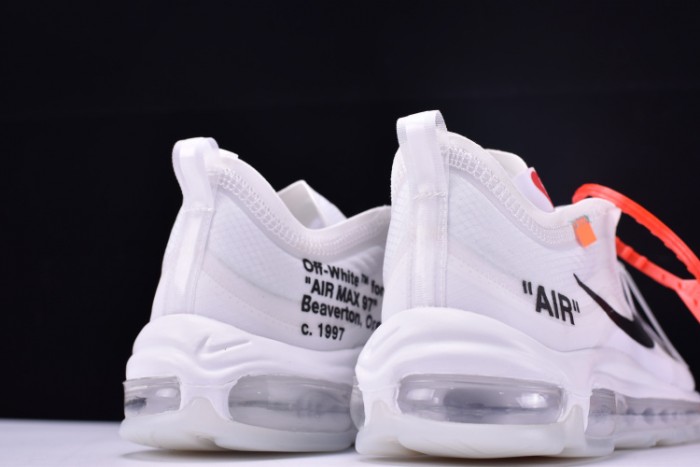 Off White X Air Max 97 The Ten White Cone Ice Blue AJ4585-100