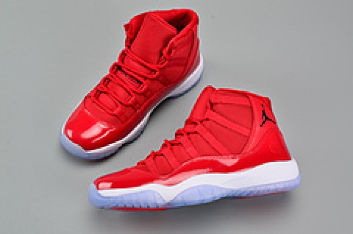 AIR JORDAN 11 RETRO BG (GS) "WIN LIKE ´96" red womens 378038-623
