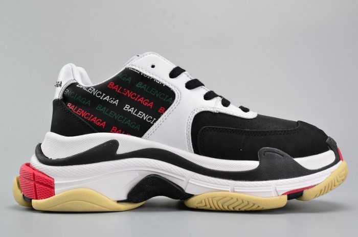 BLG BLACK AND WHITE 17FW TRIPLE S 483560-W06E1-1011