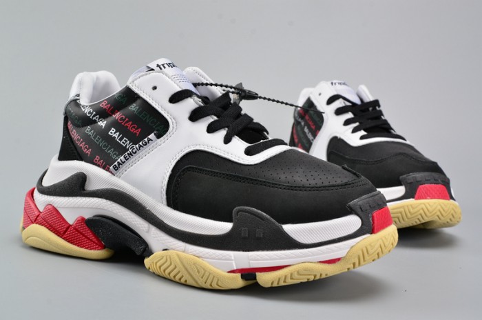 BLG BLACK AND WHITE 17FW TRIPLE S 483560-W06E1-1011