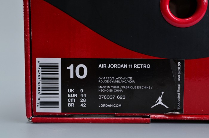 Air Jordan 11 Retro"Gym Red" mens 378037-623
