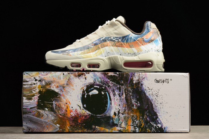 Nike mens Air Max 95 Graphic Prints "DAVE WHITE" 872640-200