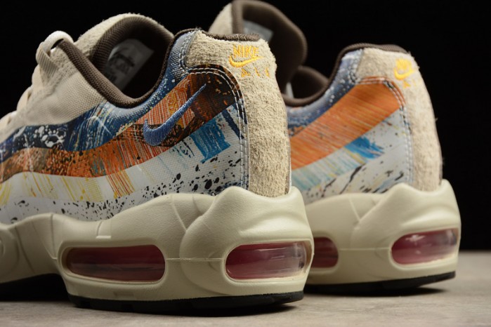 Nike mens Air Max 95 Graphic Prints "DAVE WHITE" 872640-200