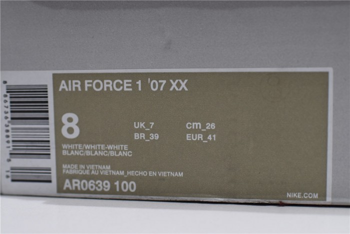 Air Force 1 ´07 XX White (W) - AR0639-100