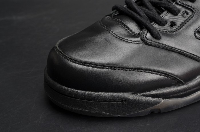 Air Jordan 5 Retro Prem "Triple Black" mens 881432-010