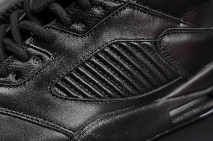 Air Jordan 5 Retro Prem "Triple Black" mens 881432-010