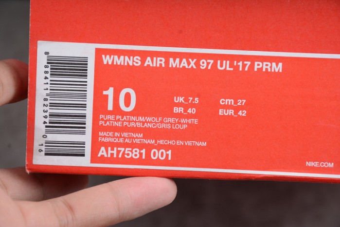 Air Max 97 Ultra 17 Premium ´Pure Platinum´ - Nike - AH7581-001