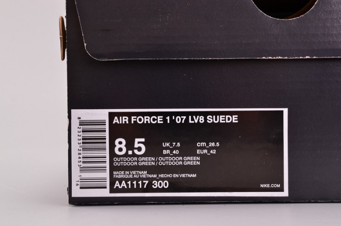 Nike Air Force 1 ?07 LV8 Suede Outdoor Green Brand MENS AA1117-300