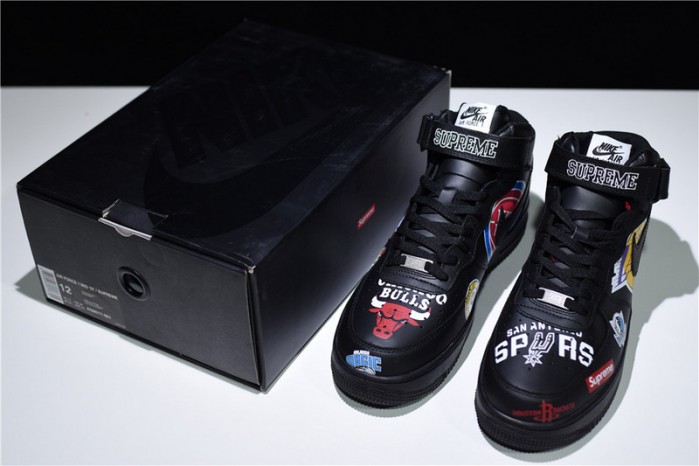 S*p*e x nba air force 1 mid ´07 white black teams aq8017-011