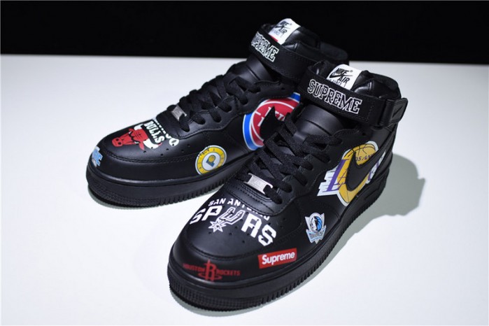 S*p*e x nba air force 1 mid ´07 white black teams aq8017-011