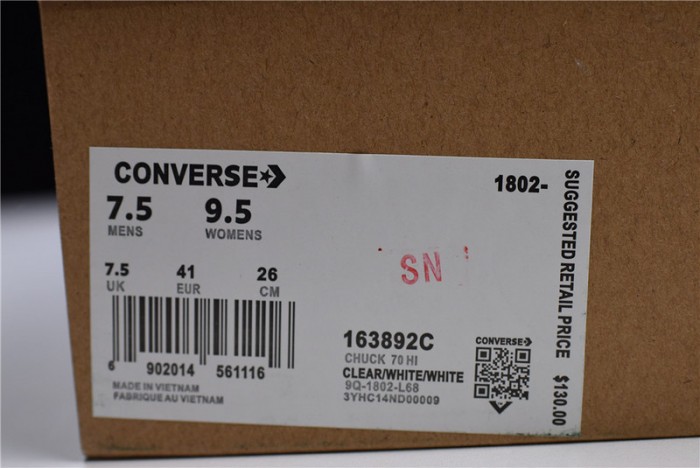 Converse Chuck 70 Off White Hi - 163862C