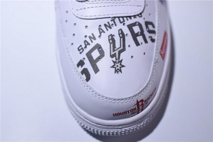 nike air force 1 mid ´07 x S*p*e nba white aq8017-100