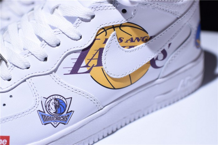 nike air force 1 mid ´07 x S*p*e nba white aq8017-100