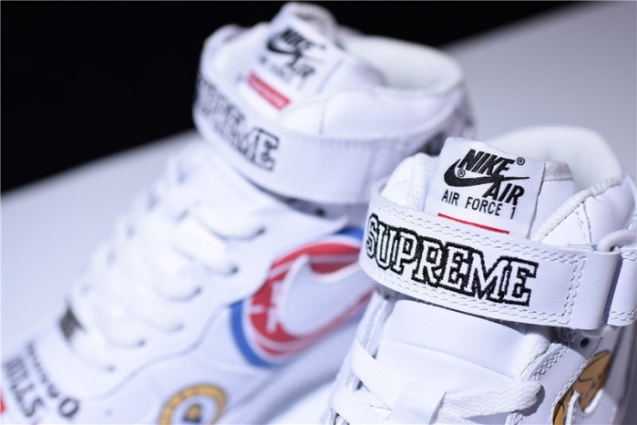 nike air force 1 mid ´07 x S*p*e nba white aq8017-100
