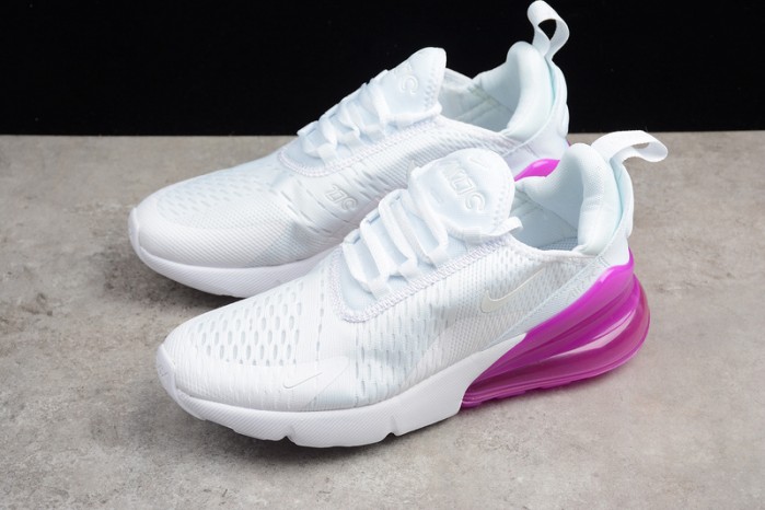 Women´ Nike Air Max 270 Black Purple Running Shoes AH6789-106