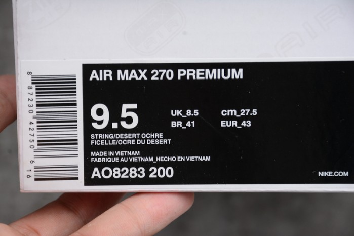 Air Max 270 Premium ´Desert Ochre´ - Nike - AO8283 200