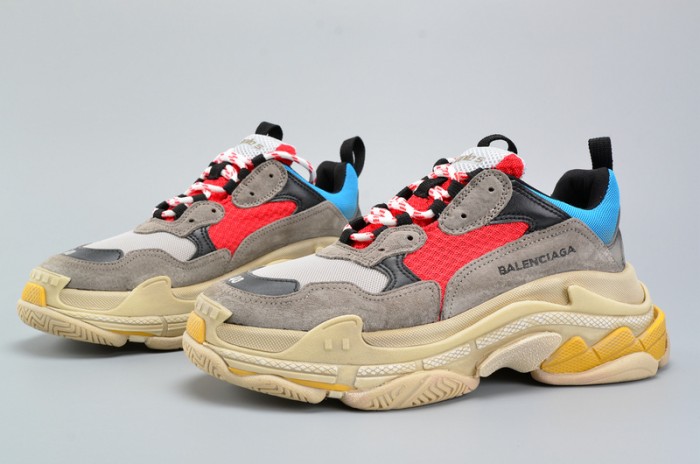 BLG TRIPLE S TRAINER RED/ BLUE/ YELLOW 490673-W06E3-4365