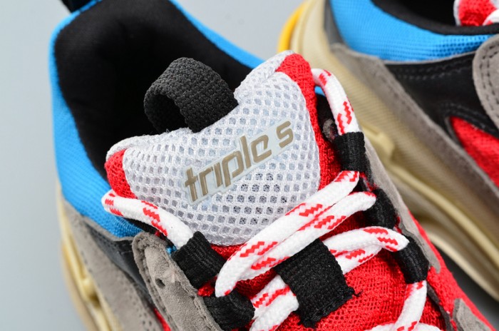BLG TRIPLE S TRAINER RED/ BLUE/ YELLOW 490673-W06E3-4365