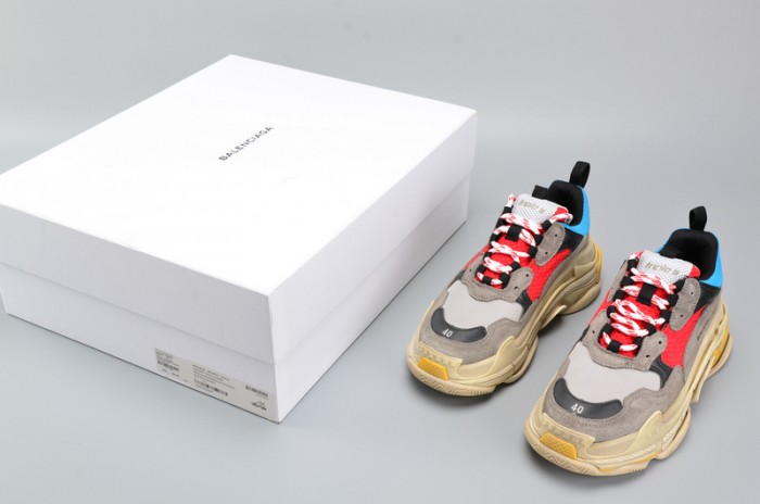 BLG TRIPLE S TRAINER RED/ BLUE/ YELLOW 490673-W06E3-4365