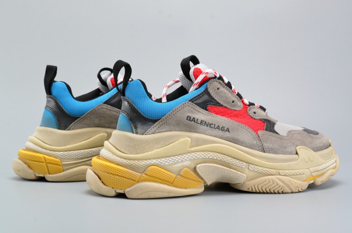 BLG TRIPLE S TRAINER RED/ BLUE/ YELLOW 490673-W06E3-4365