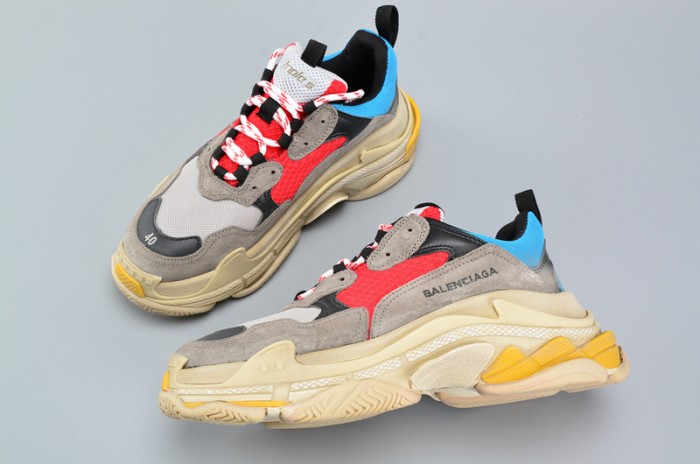 BLG TRIPLE S TRAINER RED/ BLUE/ YELLOW 490673-W06E3-4365