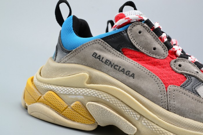 BLG TRIPLE S TRAINER RED/ BLUE/ YELLOW 490673-W06E3-4365