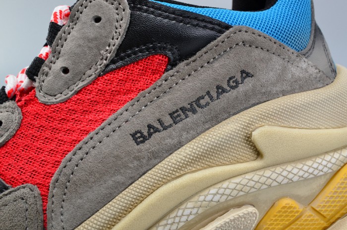 BLG TRIPLE S TRAINER RED/ BLUE/ YELLOW 490673-W06E3-4365