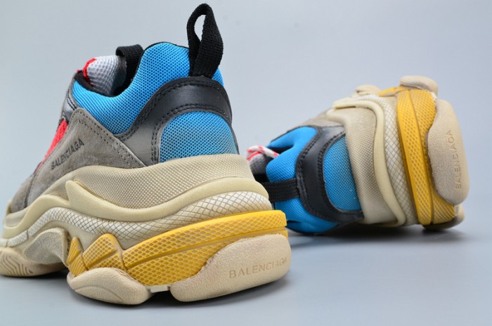 BLG TRIPLE S TRAINER RED/ BLUE/ YELLOW 490673-W06E3-4365