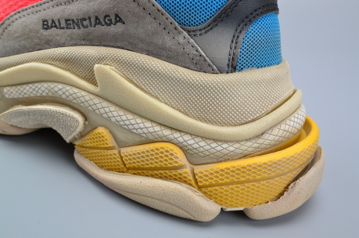 BLG TRIPLE S TRAINER RED/ BLUE/ YELLOW 490673-W06E3-4365