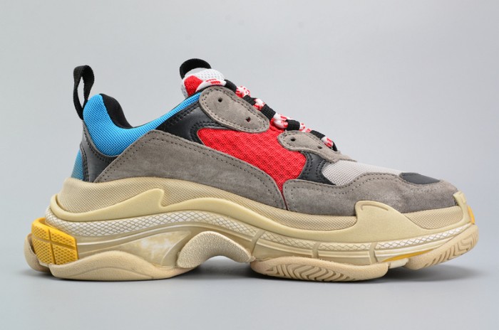 BLG TRIPLE S TRAINER RED/ BLUE/ YELLOW 490673-W06E3-4365