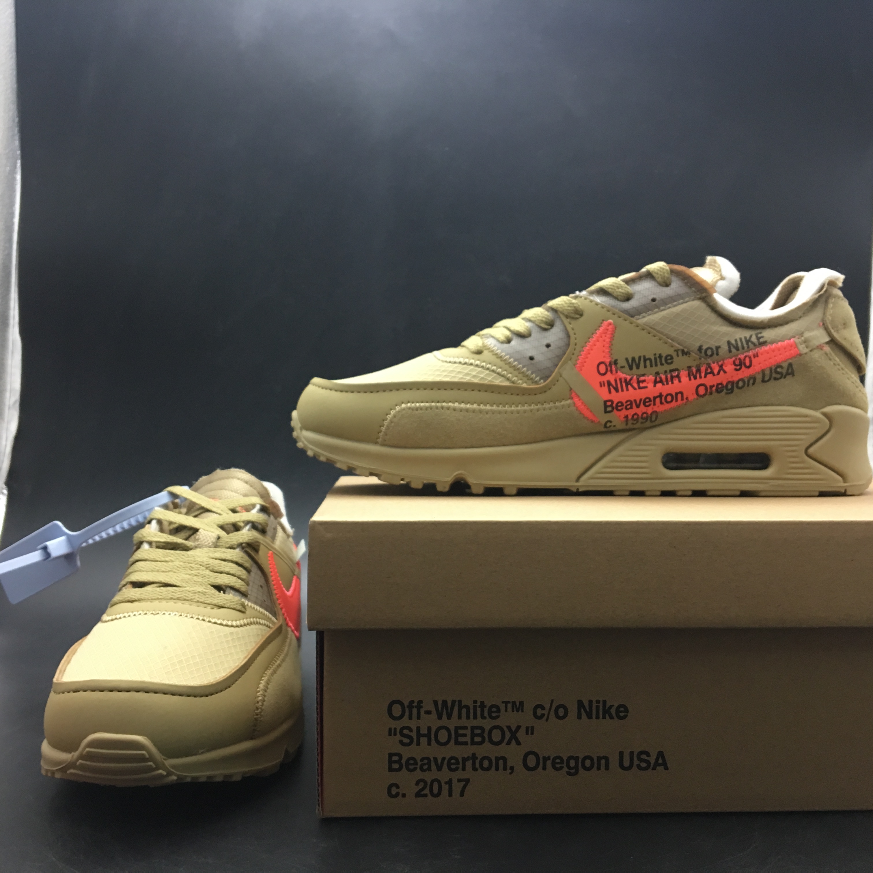 Off-White Nike Air Max 90 Desert Ore AA7293-200